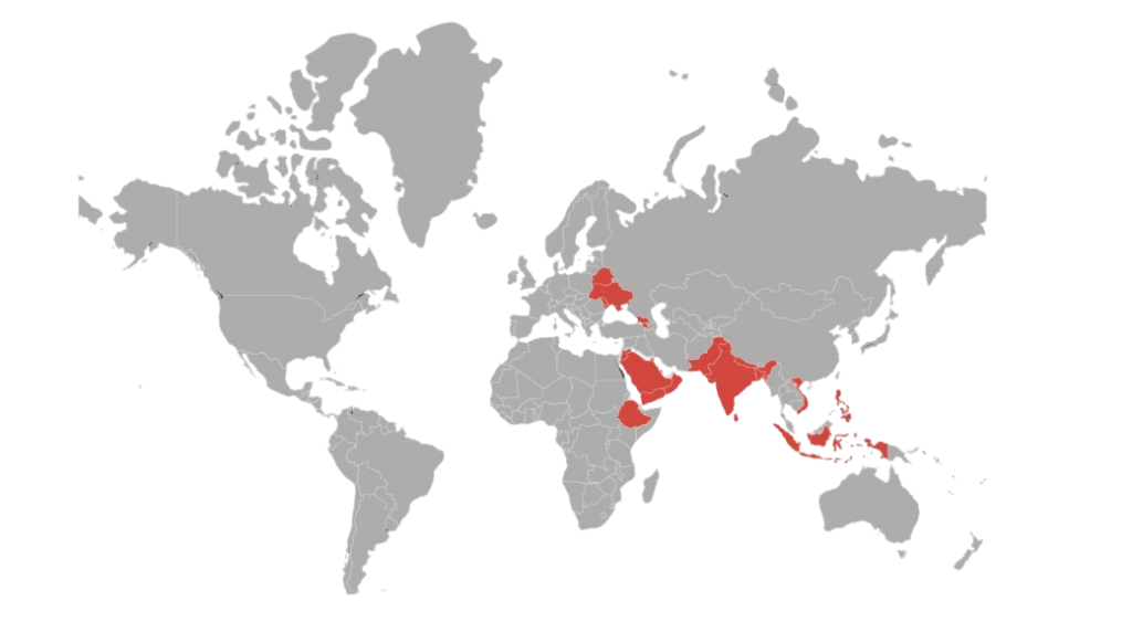 countries we work desktop