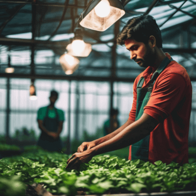 Greenhouse labourer