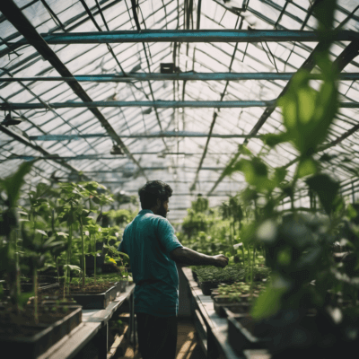 Greenhouse worker (cucumber processing)