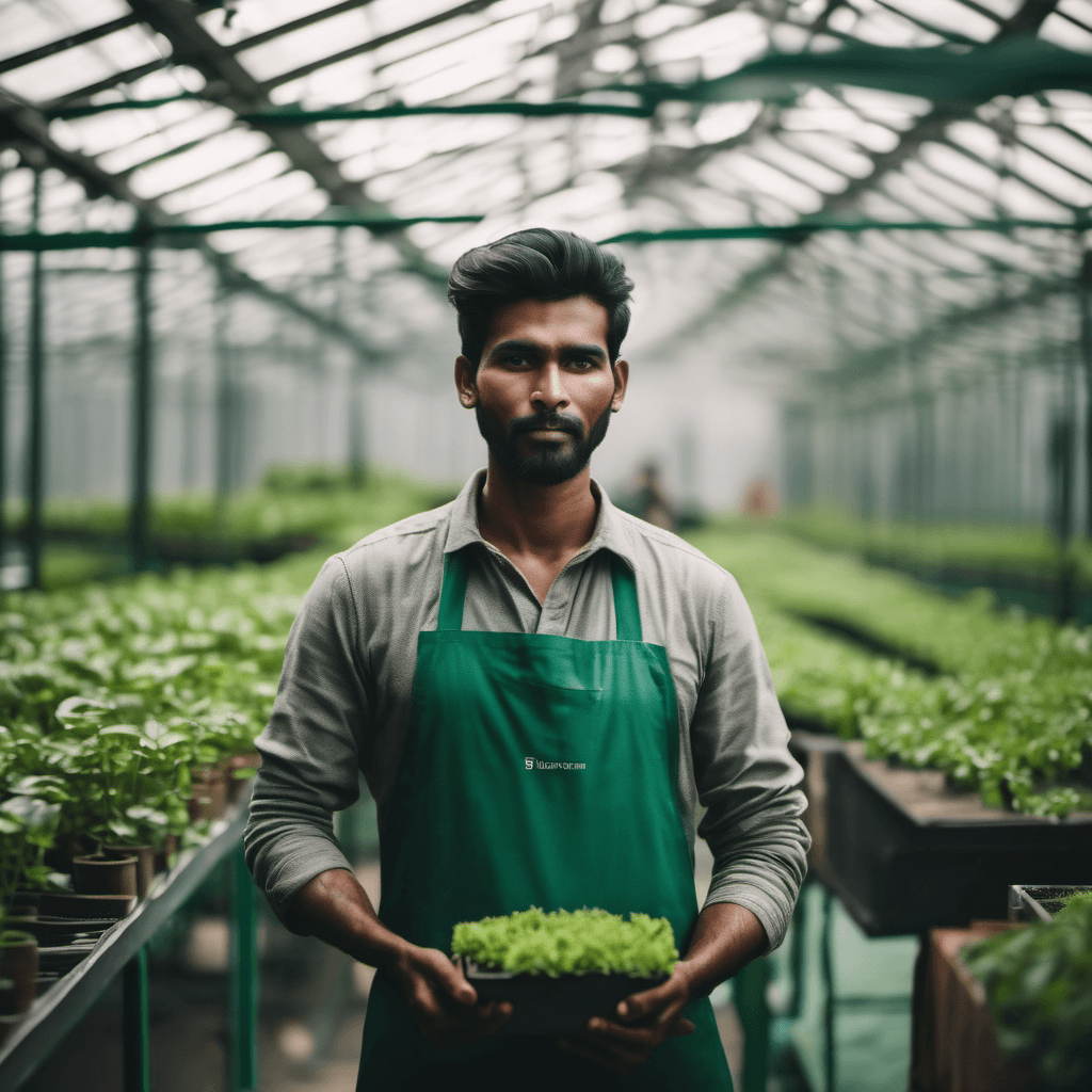 Greenhouse labourer